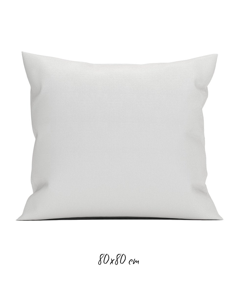 Poszewka 80x80 cm biała - 100% Perkal-bawełniany