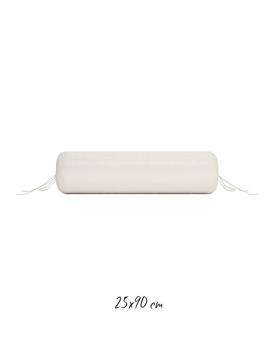 Poszewka 25x90 cm kremowa - 100% Perkal-bawełniany
