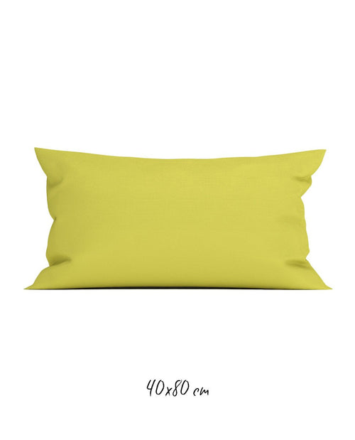 Poszewka na poduszkę 40x80 cm ze 100% Perkalu-bawełnianego w kolorze jasnozielonym